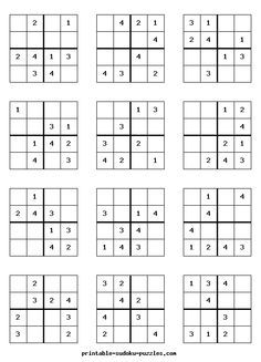 Printable Sudoku for Kids